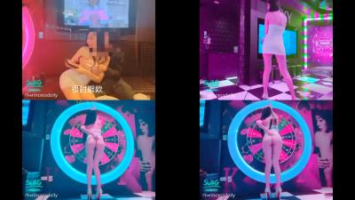 巨乳长腿夜店公主被土豪点台玩骰子，输惨遭包厢狂插！淫叫浪吟混着啪啪声超刺激